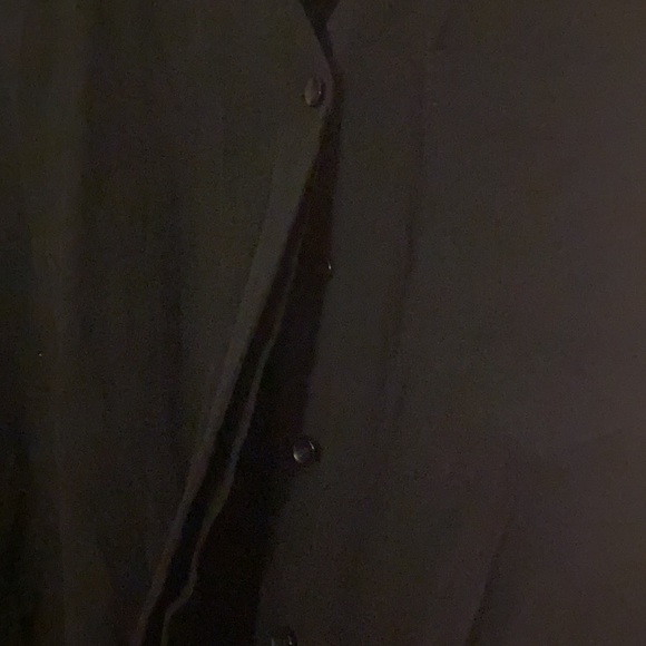 Topshop Black Button Down - Picture 4 of 6